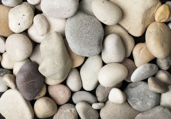 Scattered stones for background